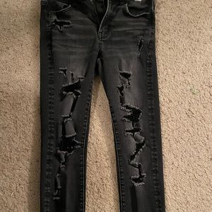 00 American Eagle Super Stretch black jeans